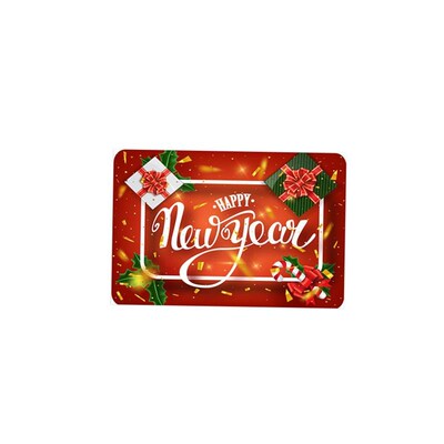 Nordic carpet Christmas carpet Santa Claus carpet floor mat1