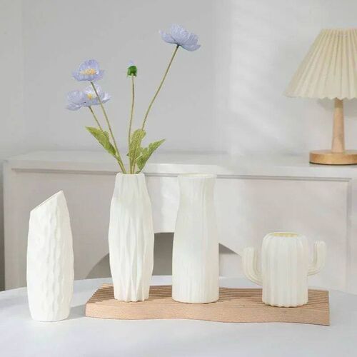 Nordic Plastic Flower Vase Hydroponic Pot Vase Decoration Ho