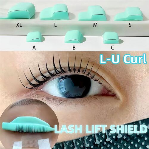 Lbeauty 7 Pars Reusable Lash Lft Sheld Pad Eeyelash Curlng r