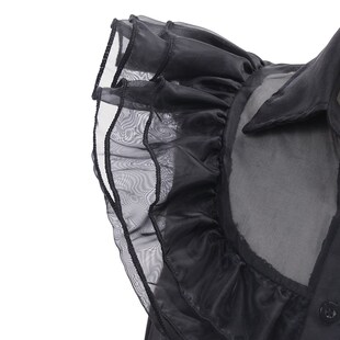 For Girl Cosplay Dress Costumes Black Gothic Wednesday Addam