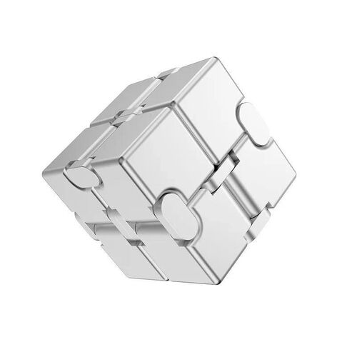 Metal Infinity Cube Anti Sress Aluminum Alloy Easy Play Offi