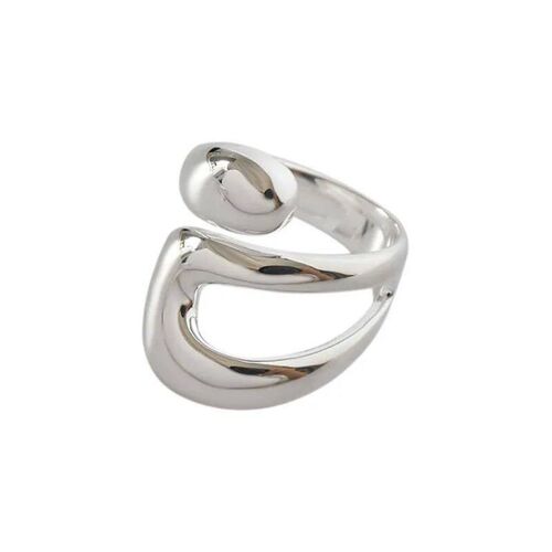 Foxanry Minimalist Silver Color Rings for Women Fashion Crea