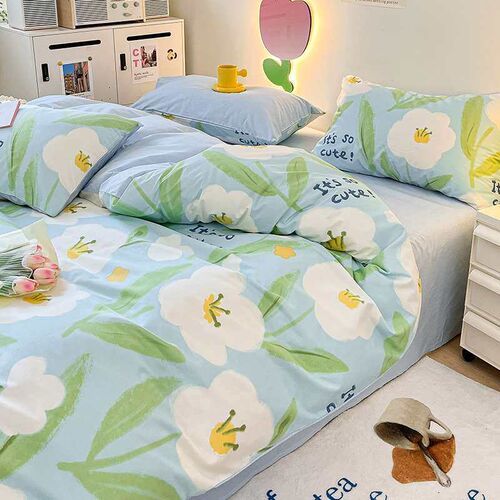 Nantong Cotton Bed Four-piece Set 100 Cotton Cotton Bedding