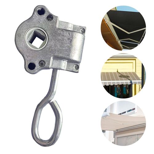 Outdoor Awning Crank Gearbox Accessory Aluminium Alloy Sturd