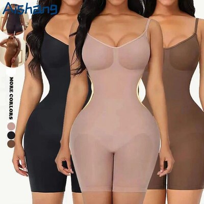 Women Bodysuit Shapewear Tummy Control Full Body Shaper Slim
