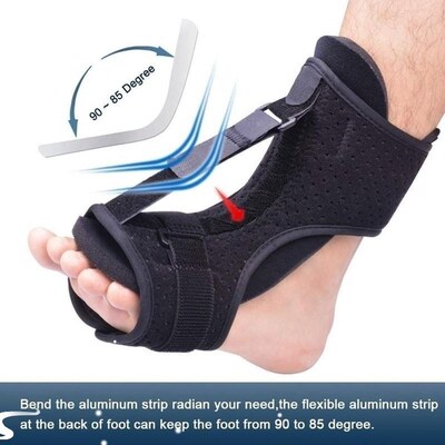 1pc Plantar Fasciitis Night Foot Splint Drop Orthotic Brace