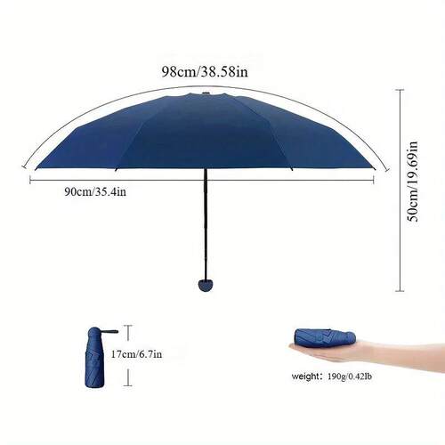 Compact Travel Mini Umbrella Uv Protection Capsule Umbrella