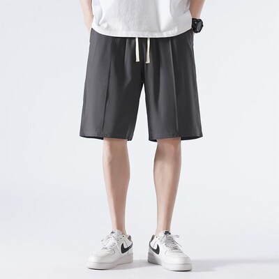 Ice Silk Shorts Mens Summer Thin Straight Loose Dose Mens