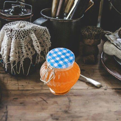 50 Pcs Airtight Sealing Lids for Jam Jars Large Mouth