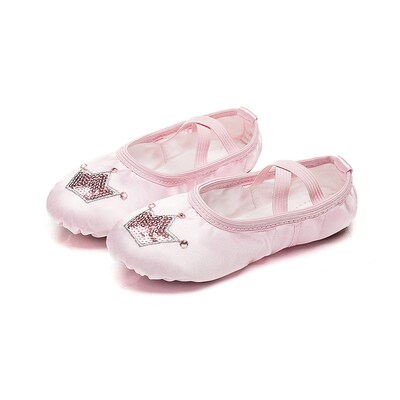 Dance Shoes Childrens Womens Soft Sole Practice Cat Claw S