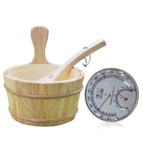 Stainless Steel Thermometer Hygrometer for Sauna Room
