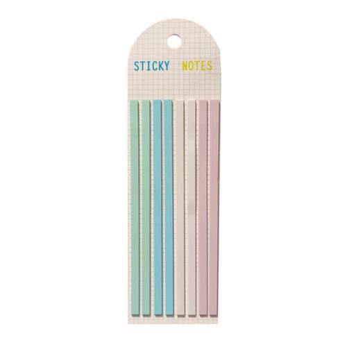 P82F Strips-Memo Note Tab Translucent Sticky Notes Long Page