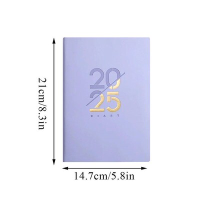 2025 A5 Planner Notebooks Spanish Language Notebook PU Leath