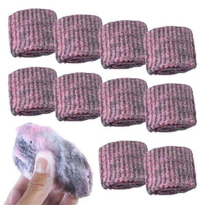 Steel Wool Soap Pads 10Pcs Scrubber Pads Pre-Soaped Pads