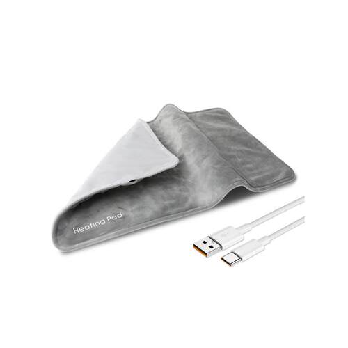 USB 5V Electric Heating Pad for Cramps & Back Pain Relief,He