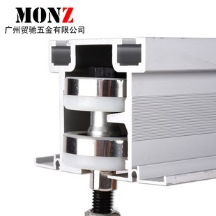 贸驰活动屏风隔断折叠门万向吊轮推拉门吊滑重型万向移门滑轮003