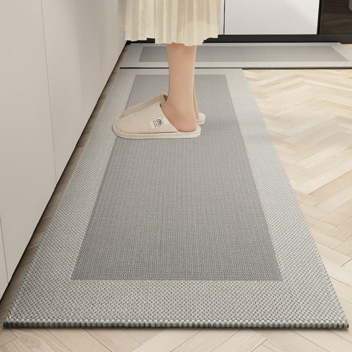 Kitchen floor mat, oil proof, waterproof, washable long carp