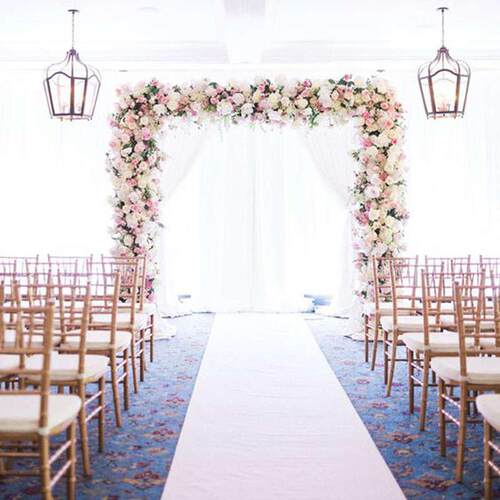 1m x 12m Outdoor White Carpet Mats Aisle for Wedding Banquet