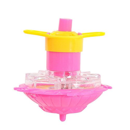 Colorful Glowing Gyro Kids Flash Launching Rotating ToyColor