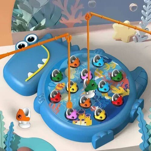 New Dinosaur Simple Magnetic Fishing Toys Play Rod Game Toy