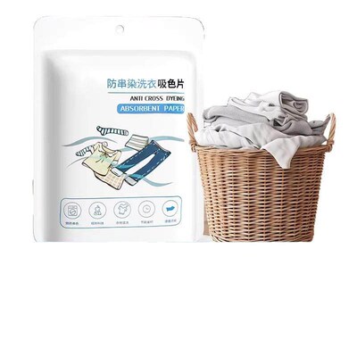 Color-protecting laundry sheets for clothes, designed to pre