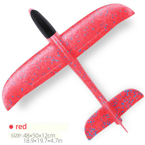 50CM Big Foam Plane Glider Hand Throw Airplane Light Inertia