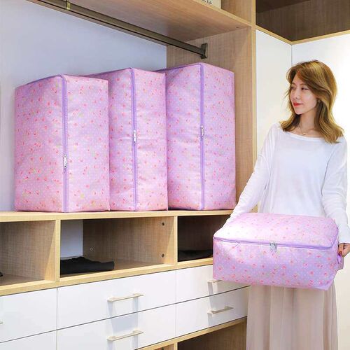 Quilt Storage Bag Oxford Cloth Moisture-proof Clothes Organi