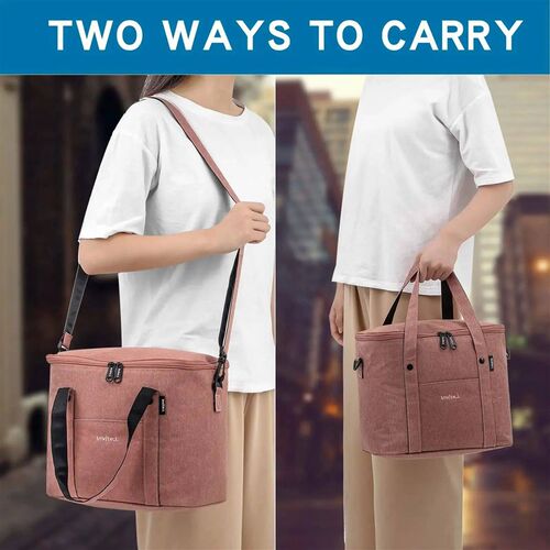 1pc Insulated Lunch Bag For Men/Women, Reusable Large Lunch