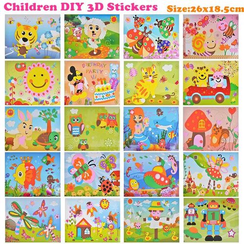 EVA 3D ers 3D Pasting Paper Children Handmade DIY Materials