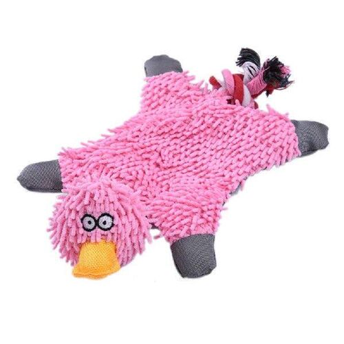 Cute Pet Dog Squeaky Toy Durable Papa Duck Making Sound