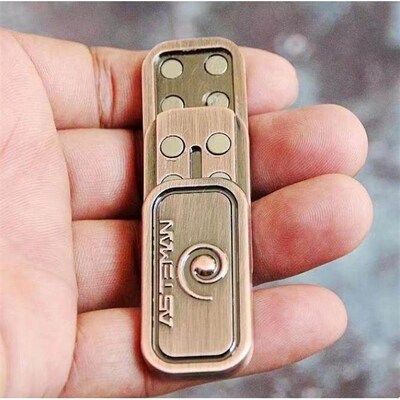 Magnetc Push Slder 3-Stage Strong Srength Metal EDC Hand S
