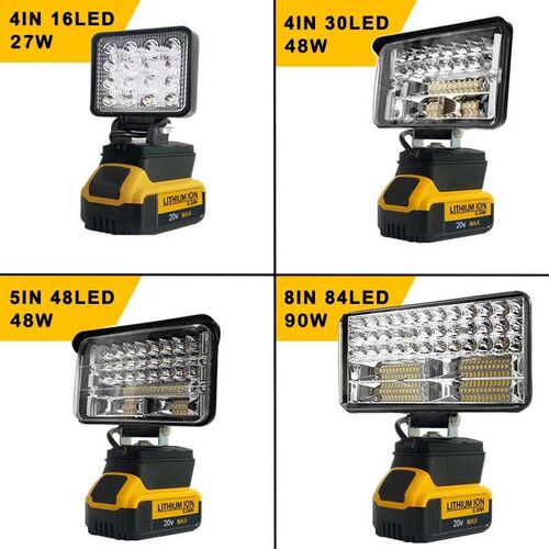 3/4/5/8Inch Led Light Portable Spotlights Cordless Outdoor W