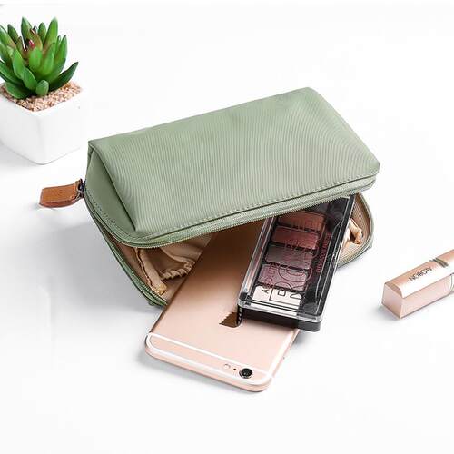 2023 New Makeup Bag Simple Solid Color Cosmetic Bag for Wome