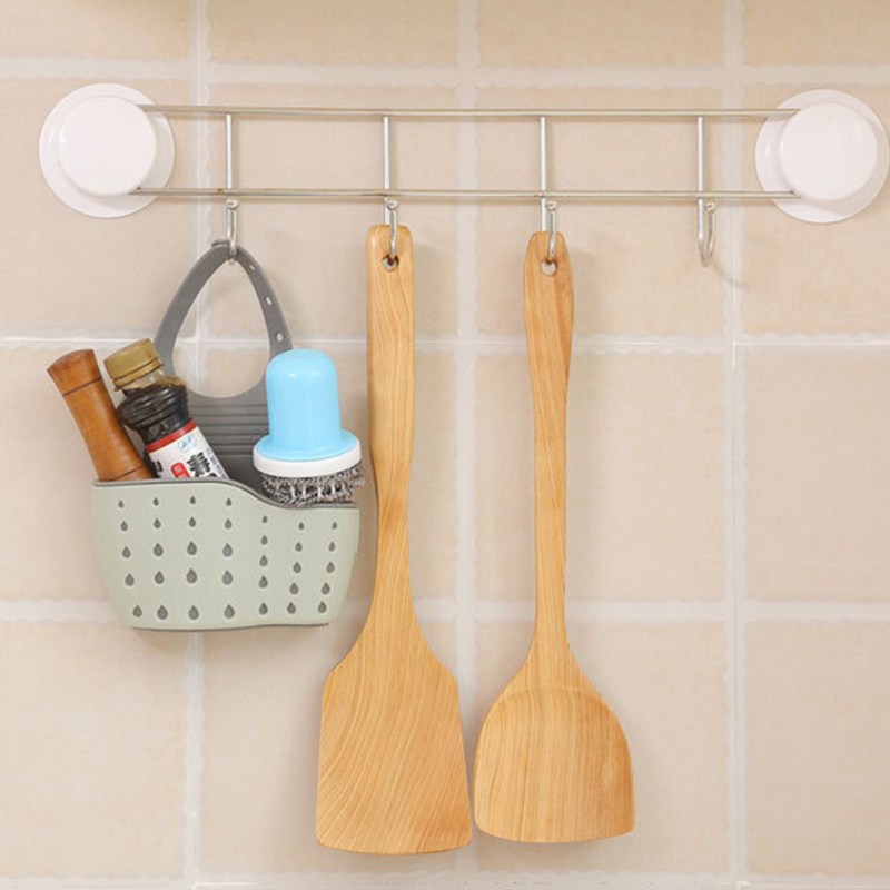Kitchen Storage Drain Basket Soap Sponge Holder Kitchen Sink图片