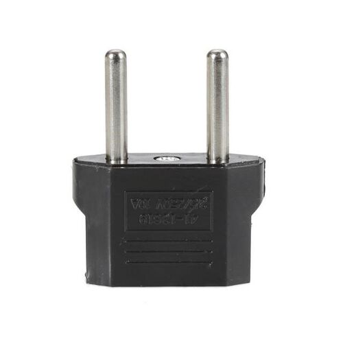 1PC US To EU Plug Adapter 2 Round Pins Socket Converter Port