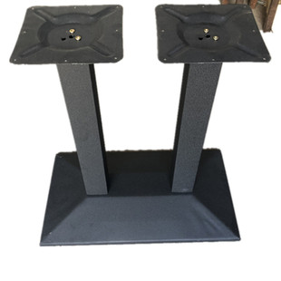 铁艺金属不锈钢吧台脚餐桌办公铸铁底座桌架子定制桌子圆桌腿支架