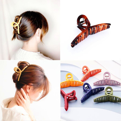 Vintage Cross Hair Clip Large Barrette Crab Hair Claws Bath