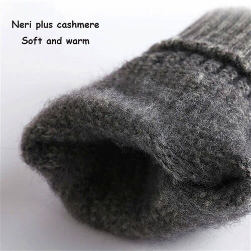 Winter Men Knitted Gloves Touch Screen High Quality Male Mit