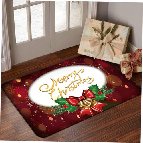 Nordic carpet Christmas carpet Santa Claus carpet floor mat1