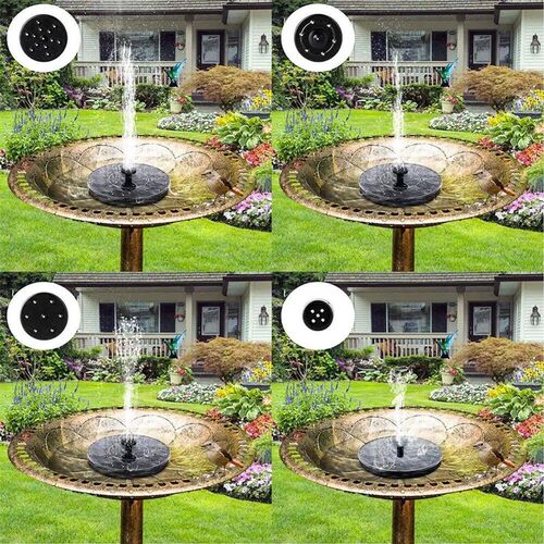 Solar Floating Water Fountain Bird Bath Fountain Pump Pond D