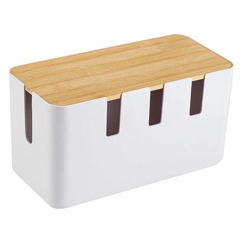 Cable Management Box for Home Use, Power Strip and Socket Co