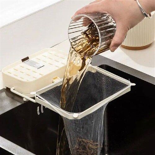 Sink Strainer Basket Suction Cup Corner Sink Strainer With
