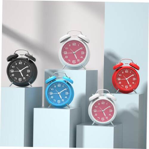 rectangular rising time small alarm clock desk timer student