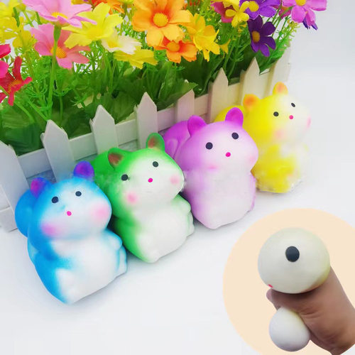 Hamster Mouse Squishy Fidget vent Toys Squeeze减压仓鼠捏捏乐