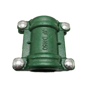 铸铁哈夫节抢修器110镀锌球墨管抱箍开边快接堵漏器JF哈弗节DN