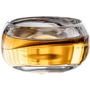 90ml水晶禅定杯茶杯主人杯单杯茶具加厚玻璃品茗琉璃杯高档不烫手