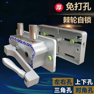 衣架手摇器通用升降器配件摇手器绞盘线盒免打孔上下孔斜孔自锁器