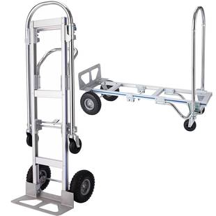 定制款 铝制手推车 铝合金折叠手推车 爬楼梯手拉车小推车工具车