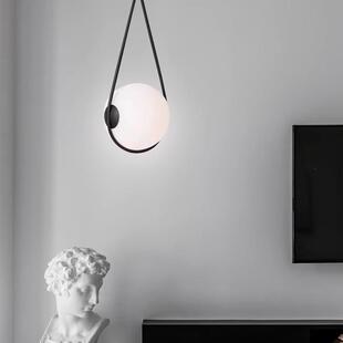 新款 北欧球形现代简约客厅餐厅床头书房样板间咖啡厅奶茶店吊灯