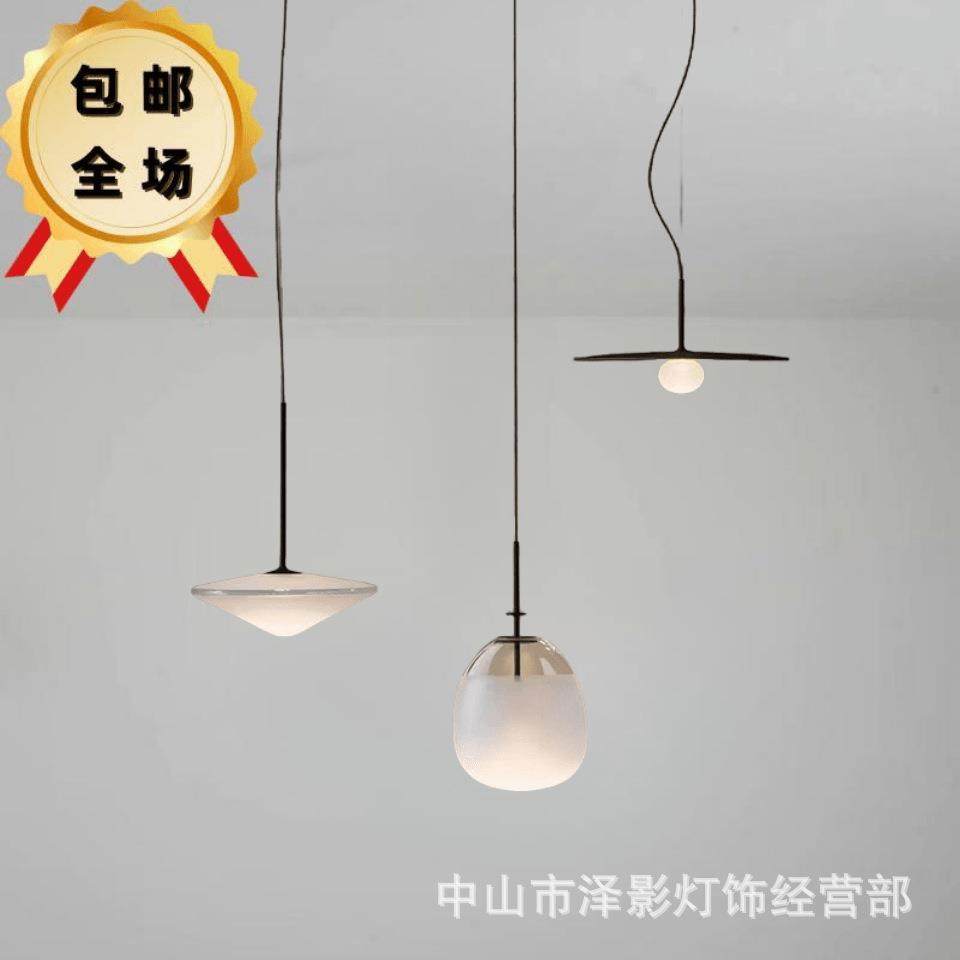 楼梯吊灯北欧餐厅设计师玻璃云朵loft吊灯复式客厅售楼部长线吊灯,家装灯饰光源,智能吊灯,淘宝优惠券,粉丝福利购,淘宝优惠卷